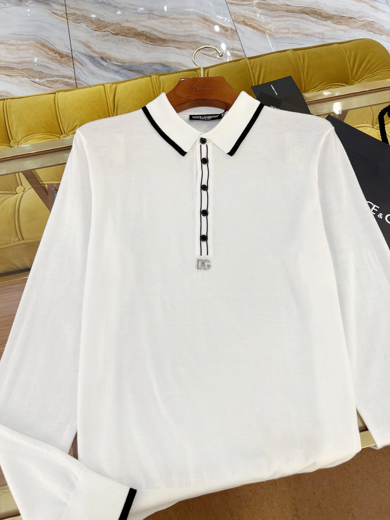 wg.luxury- 4o835& wool Polo 2colour item:D-F409J1913-2